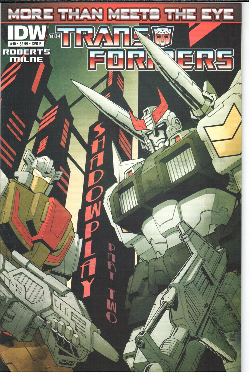 Transformers More Than Meets the Eye (2012 Series) #10B NM- 9.2