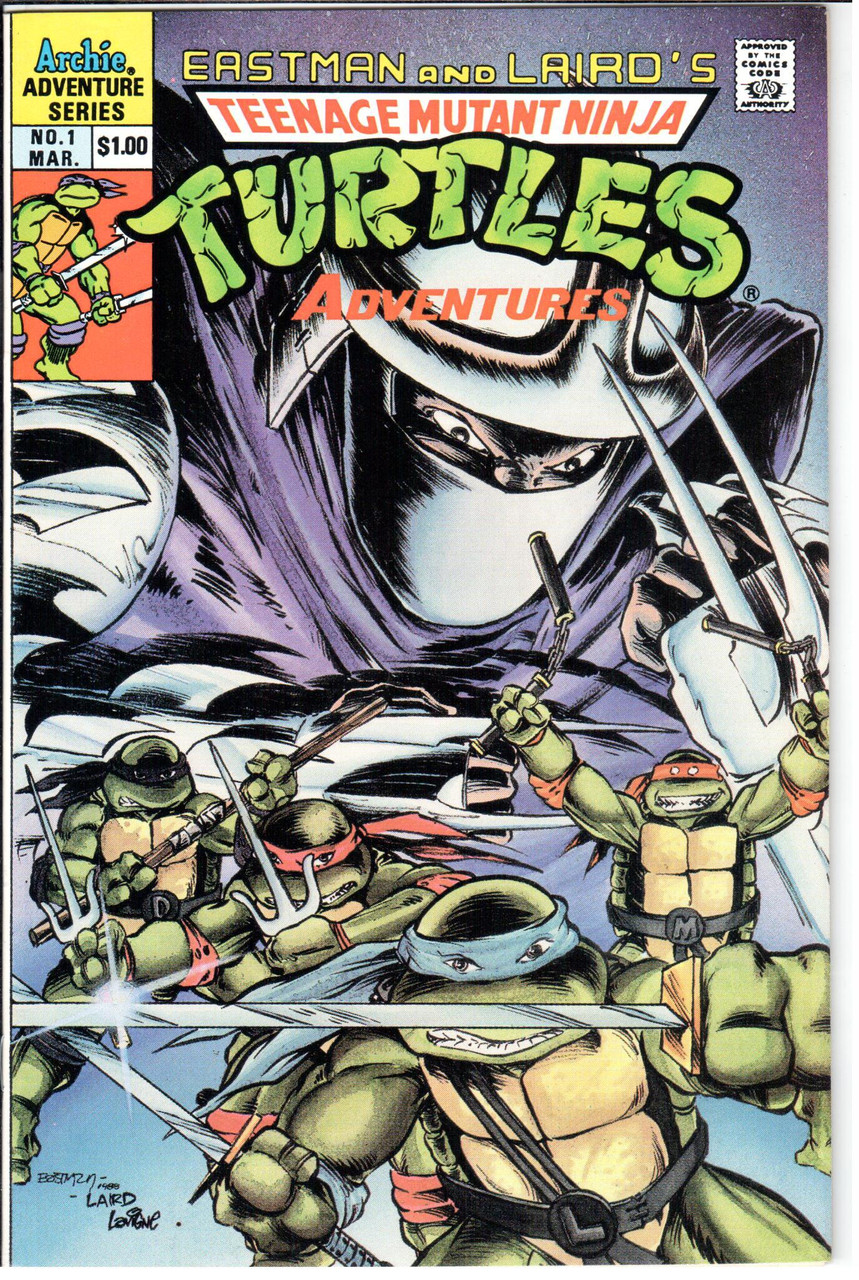 TMNT Adventures (1989 Series) #1 NM- 9.2