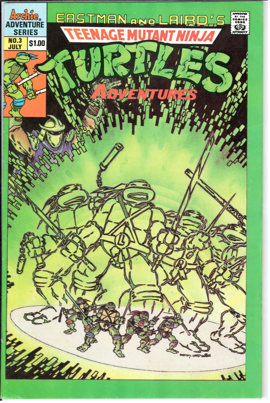TMNT Adventures (1989 Series) #3 NM- 9.2