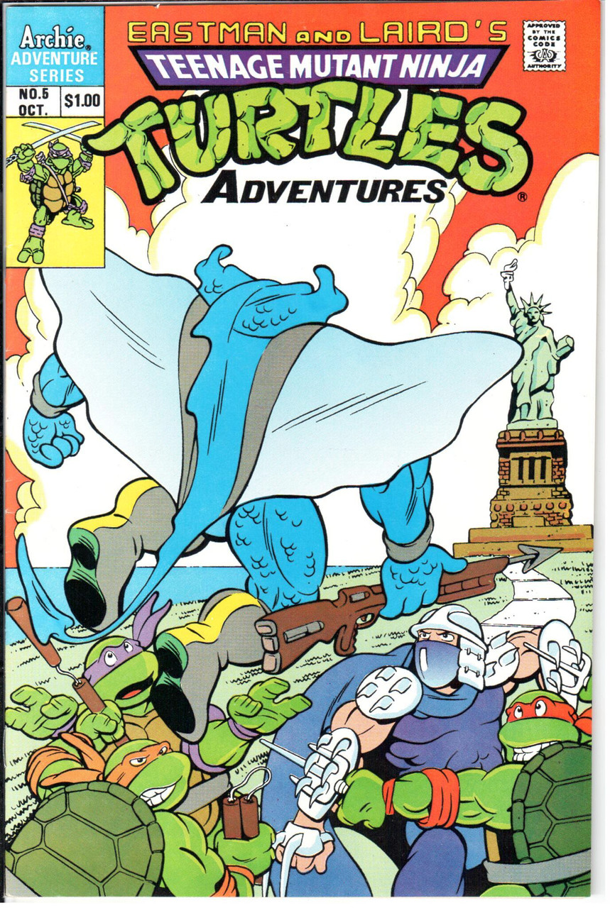 TMNT Adventures (1989 Series) #5 VF- 7.5