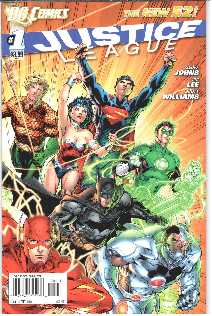 Justice League (2011 Series) #1 1st Print NM- 9.2