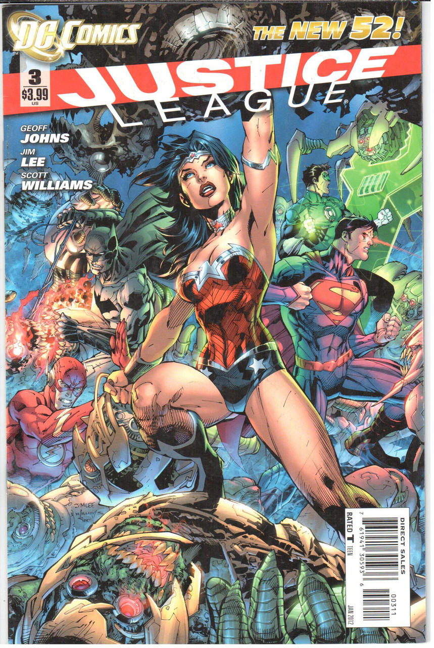 Justice League (2011 Series) #3 1st Print NM- 9.2
