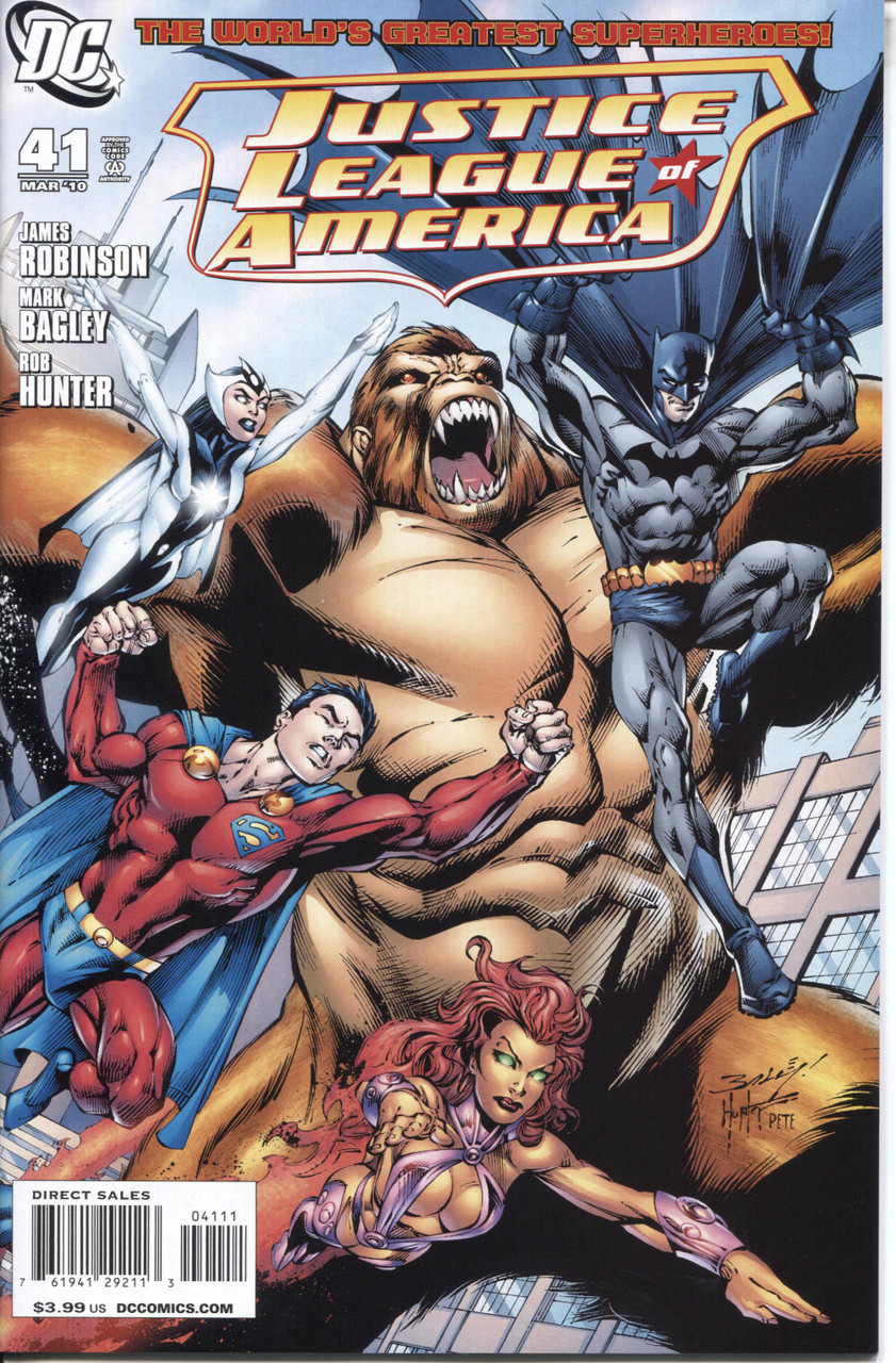 Justice League of America (2006 Series) #41A NM- 9.2