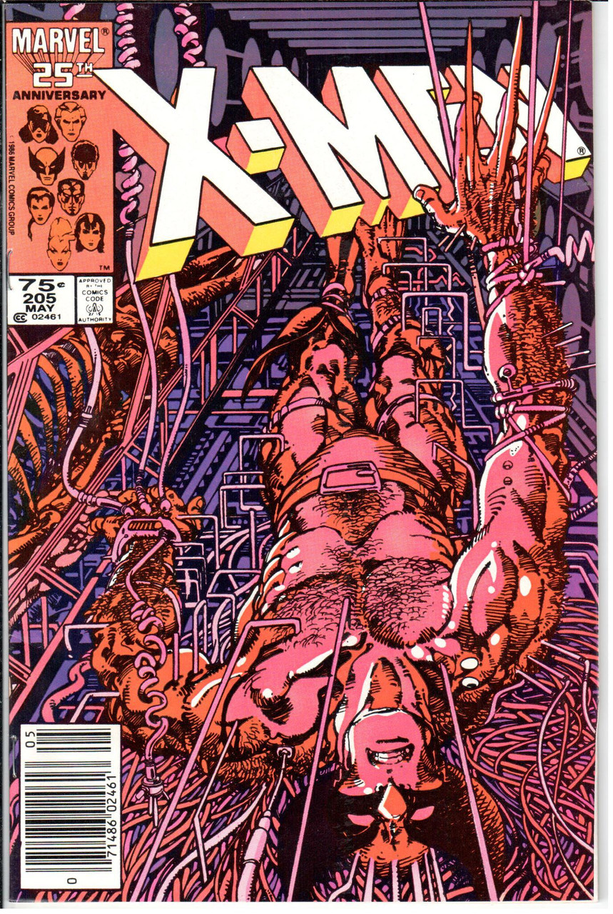 Uncanny X-Men (1963 Series) #205 Newsstand VF 8.0
