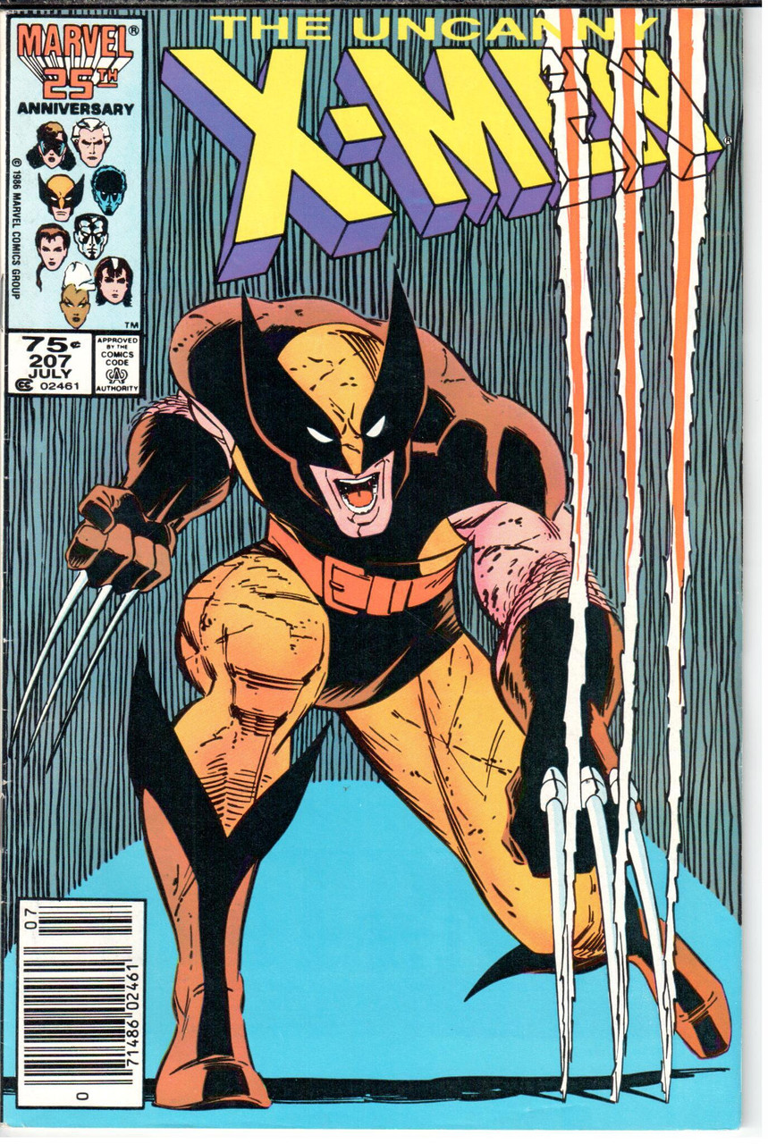 Uncanny X-Men (1963 Series) #207 Newsstand VF 8.0