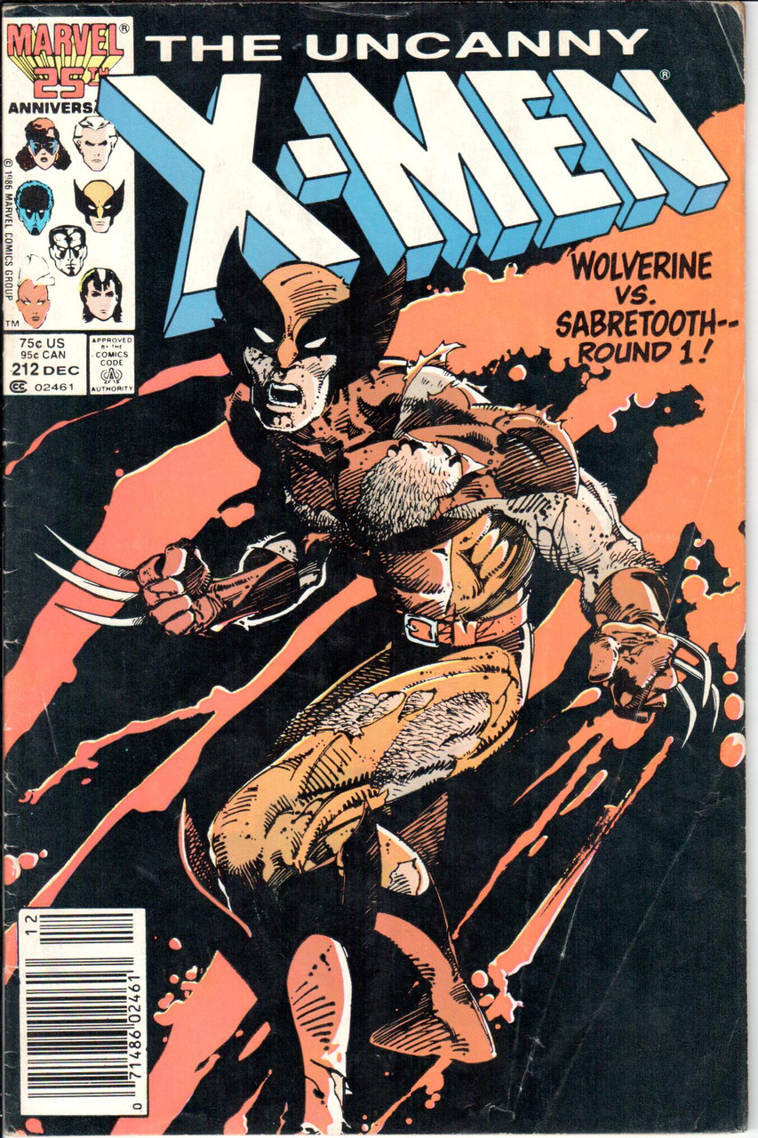 Uncanny X-Men (1963 Series) #212 FN- 5.5