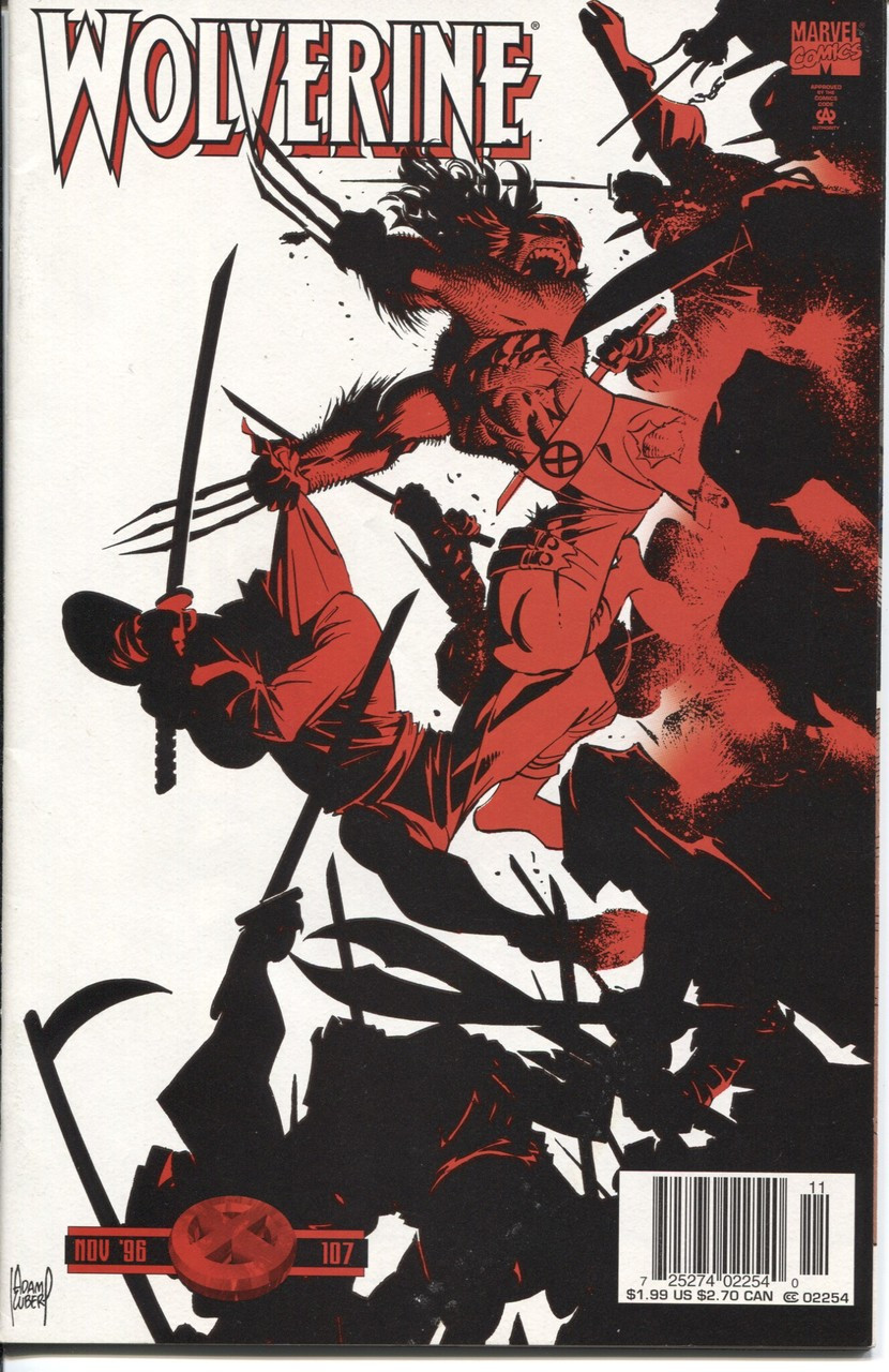 Wolverine (1988 Series) #107 Newsstand