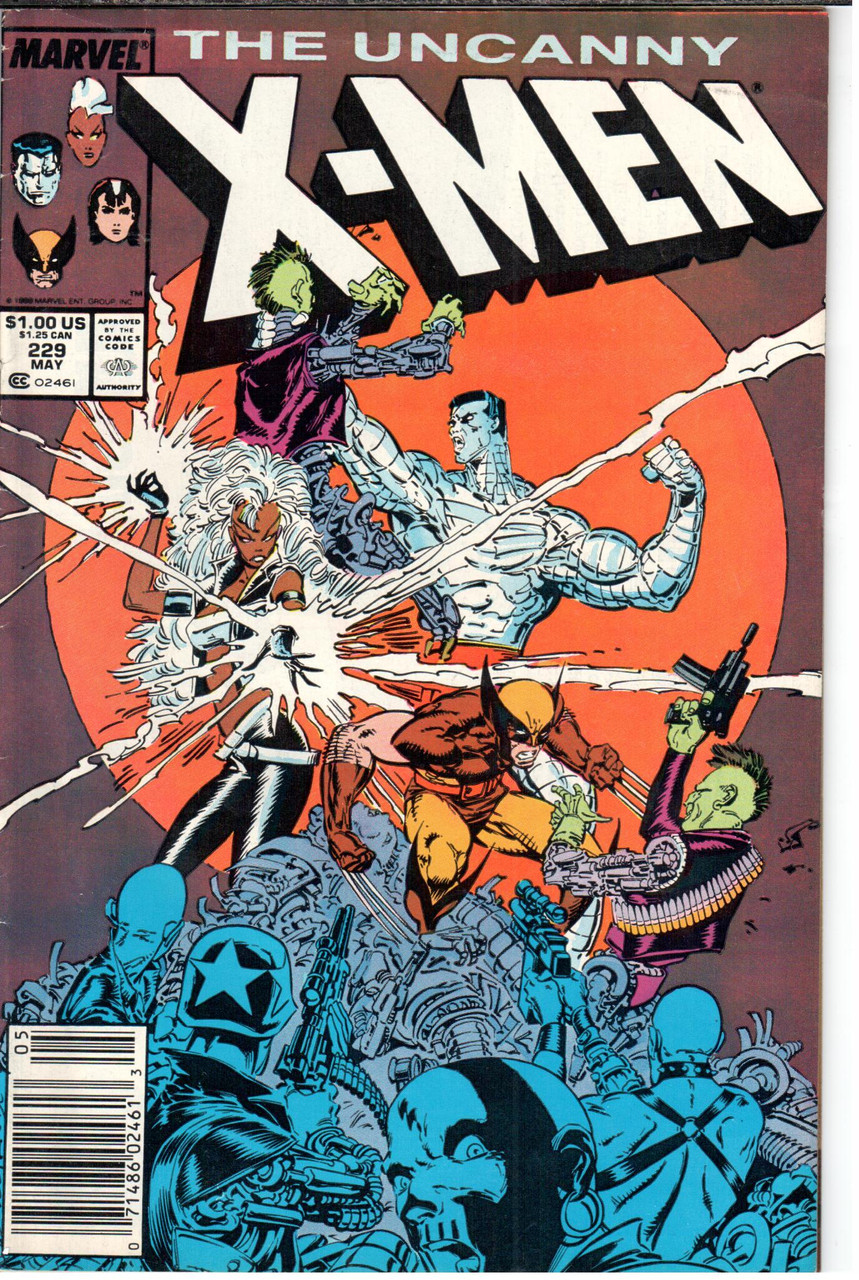 Uncanny X-Men (1963 Series) #229 Newsstand FN- 5.5