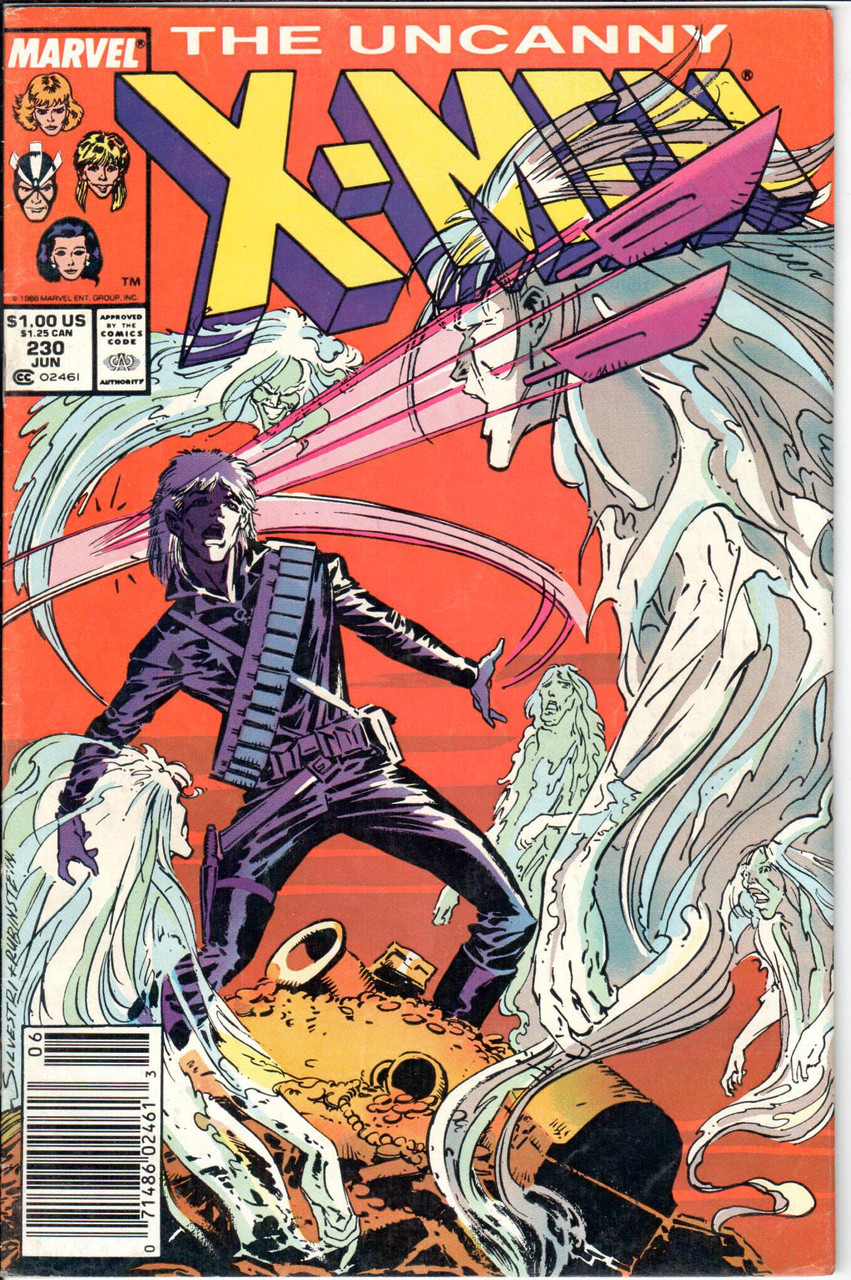 Uncanny X-Men (1963 Series) #230 Newsstand VF- 7.5