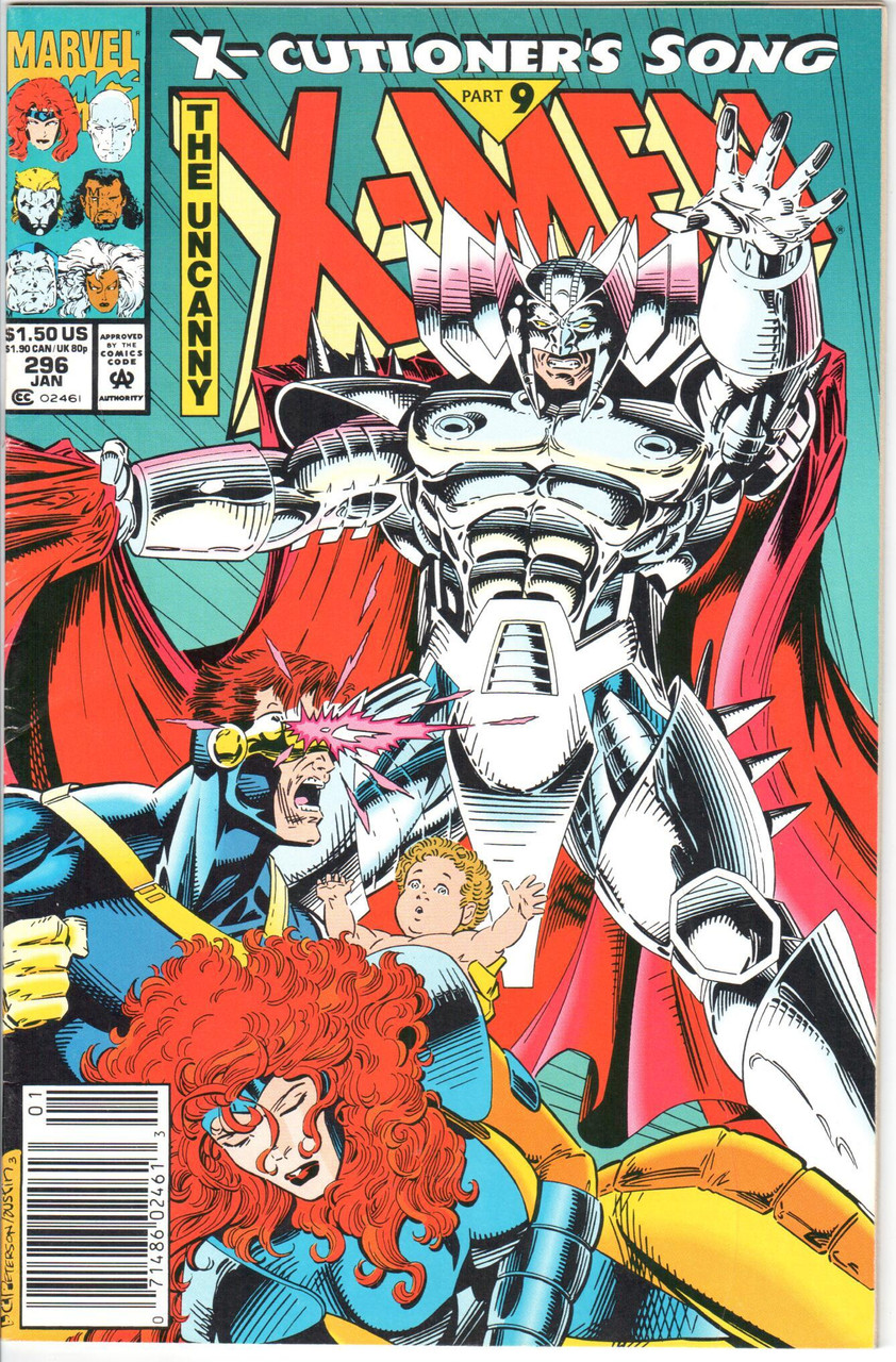 Uncanny X-Men (1963 Series) #296 Unbagged Newsstand NM- 9.2