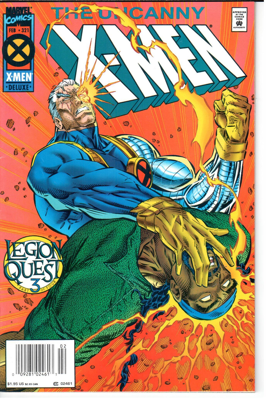 Uncanny X-Men (1963 Series) #321 Deluxe Newsstand VG- 3.5