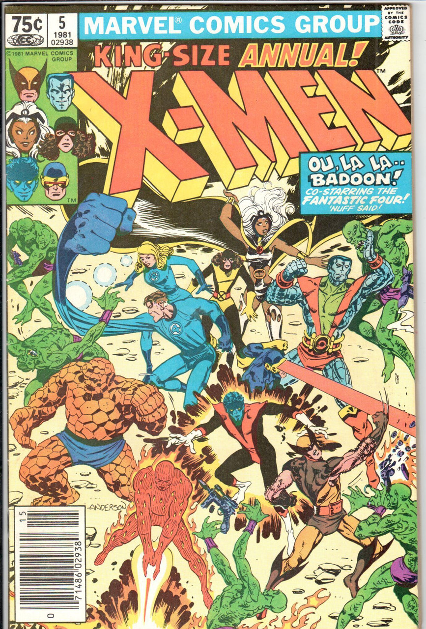 Uncanny X-Men (1963 Series) #5 Annual Newsstand VF 8.0