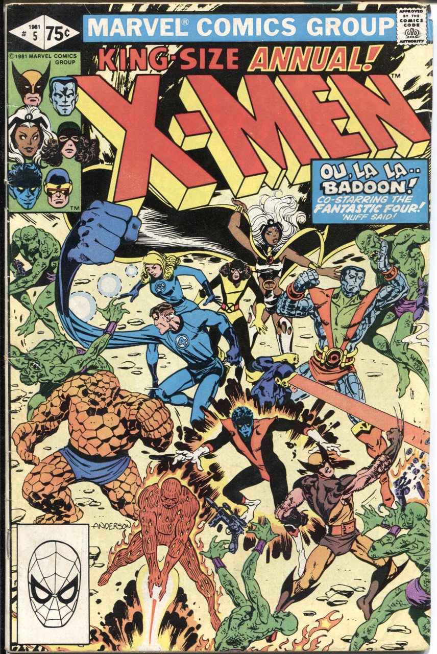 Uncanny X-Men (1963 Series) #5 Annual VG+ 4.5