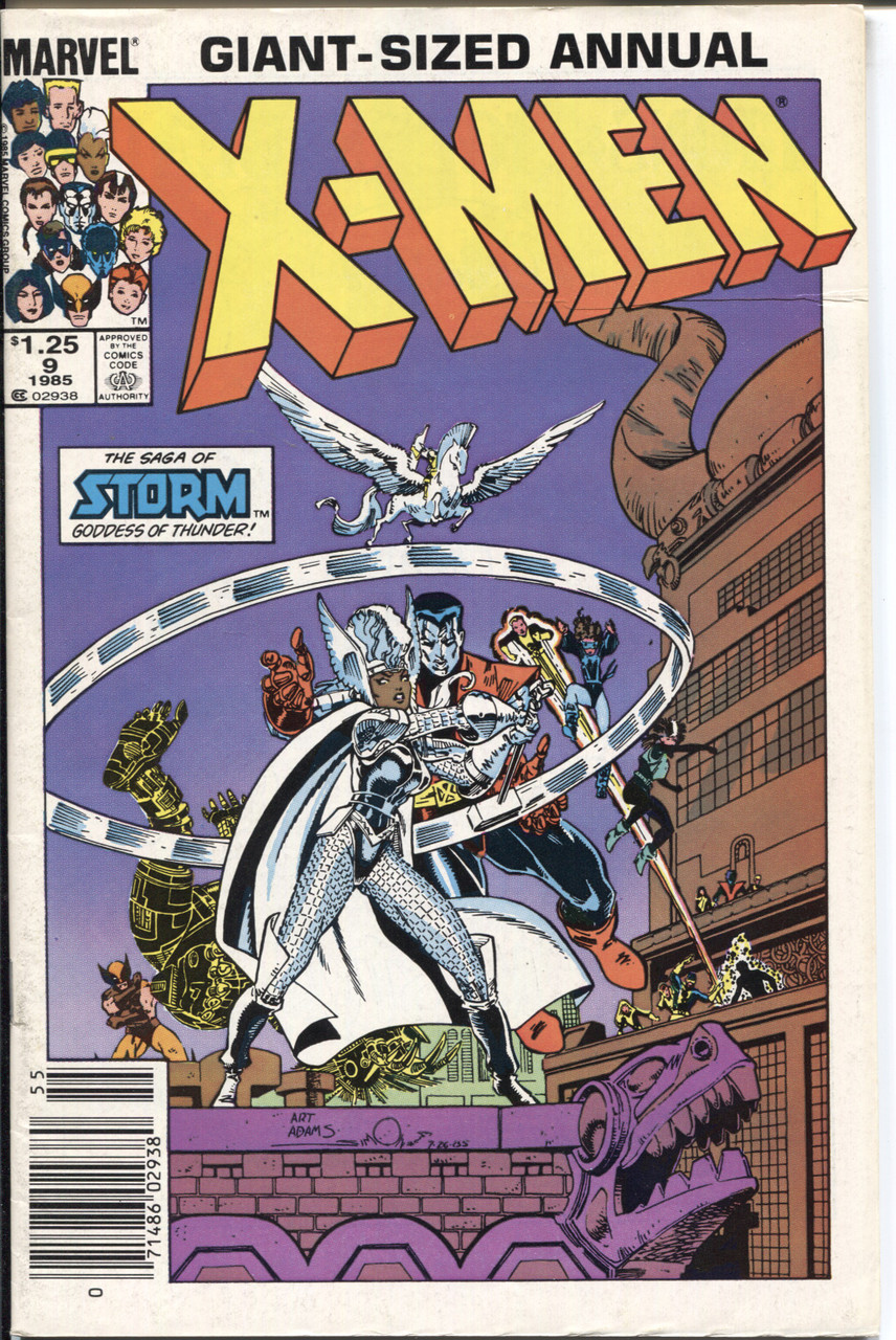 Uncanny X-Men (1963 Series) #9 Annual Newsstand FN 6.0