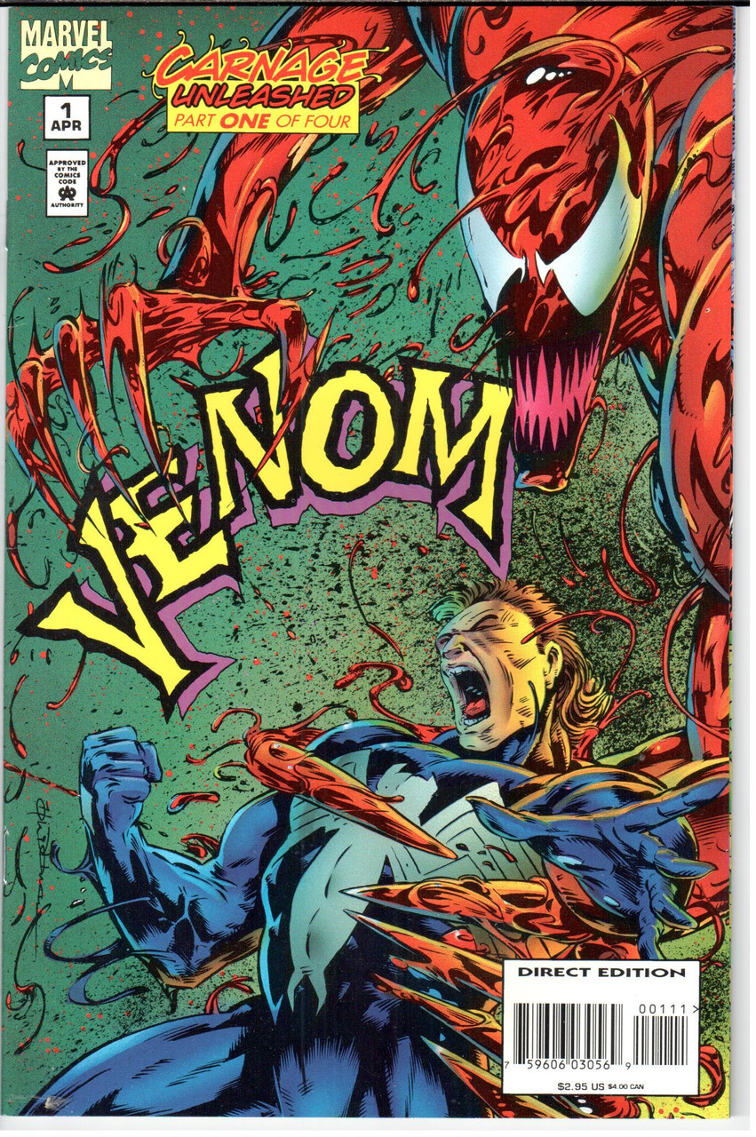 Venom Carnage Unleashed (1995 Series) #1 NM- 9.2