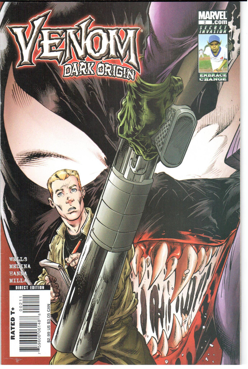 Venom Dark Origins (2008 Series) #2 NM- 9.2