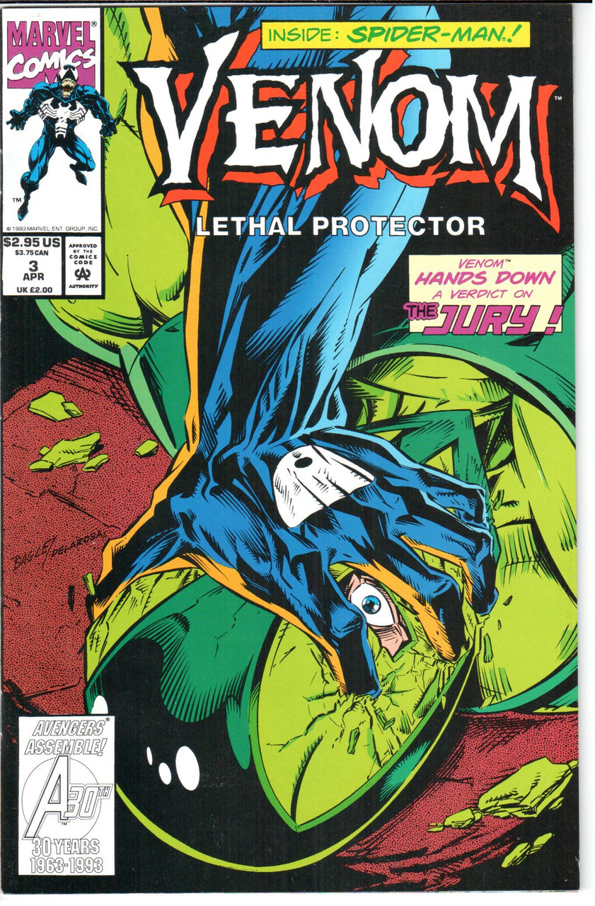 Venom Lethal Protector (1993 Series) #3 NM- 9.2
