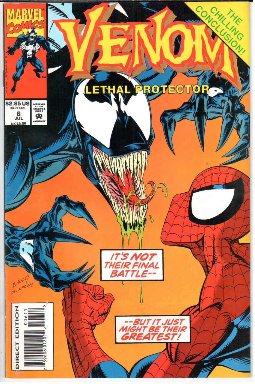 Venom Lethal Protector (1993 Series) #6 VF 8.0