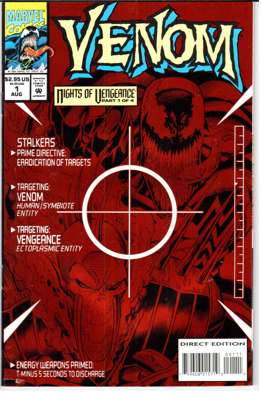 Venom Nights of Vengeance (1994 Series) #1 NM- 9.2