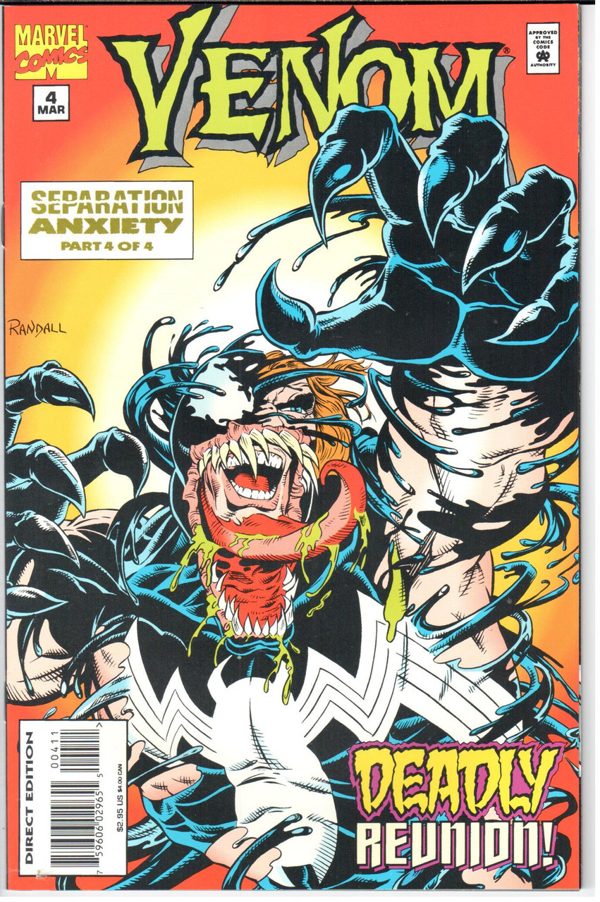 Venom Separation Anxiety (1994 Series) #4 NM- 9.2