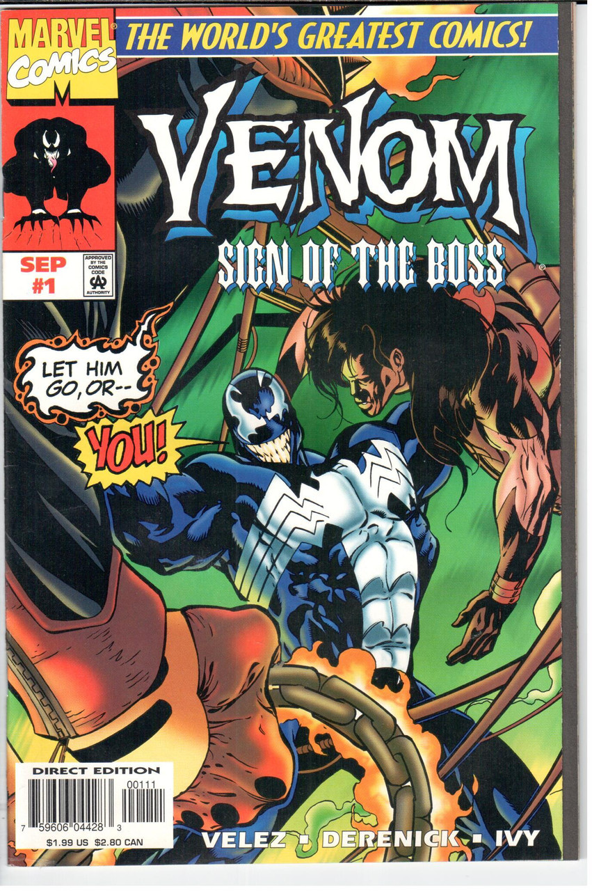 Venom Sign of the Boss #1 NM- 9.2