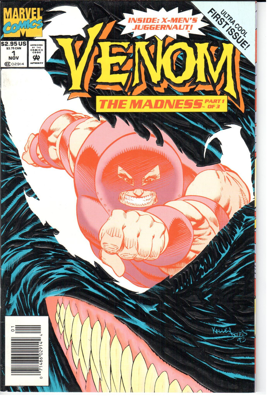 Venom The Madness (1993 Series) #1 Newsstand VF 8.0