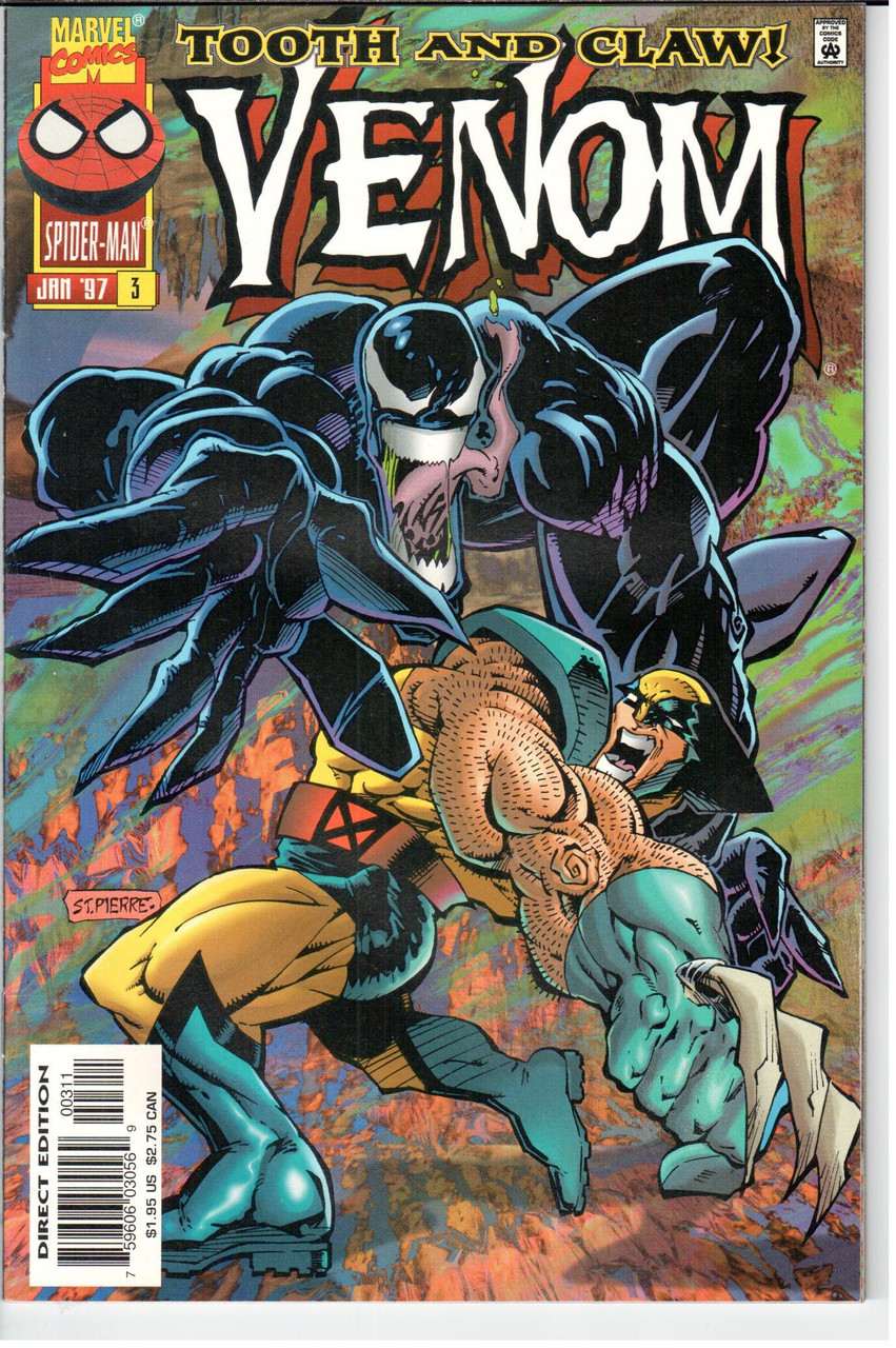 Venom Tooth and Claw (1996 Series) #3 NM- 9.2