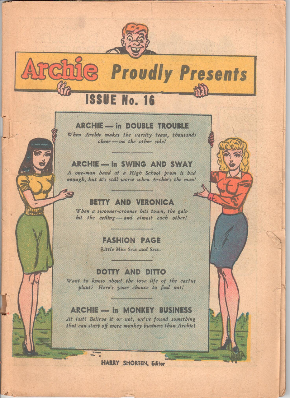 Archie (1943 Series) #16 PR 0.5