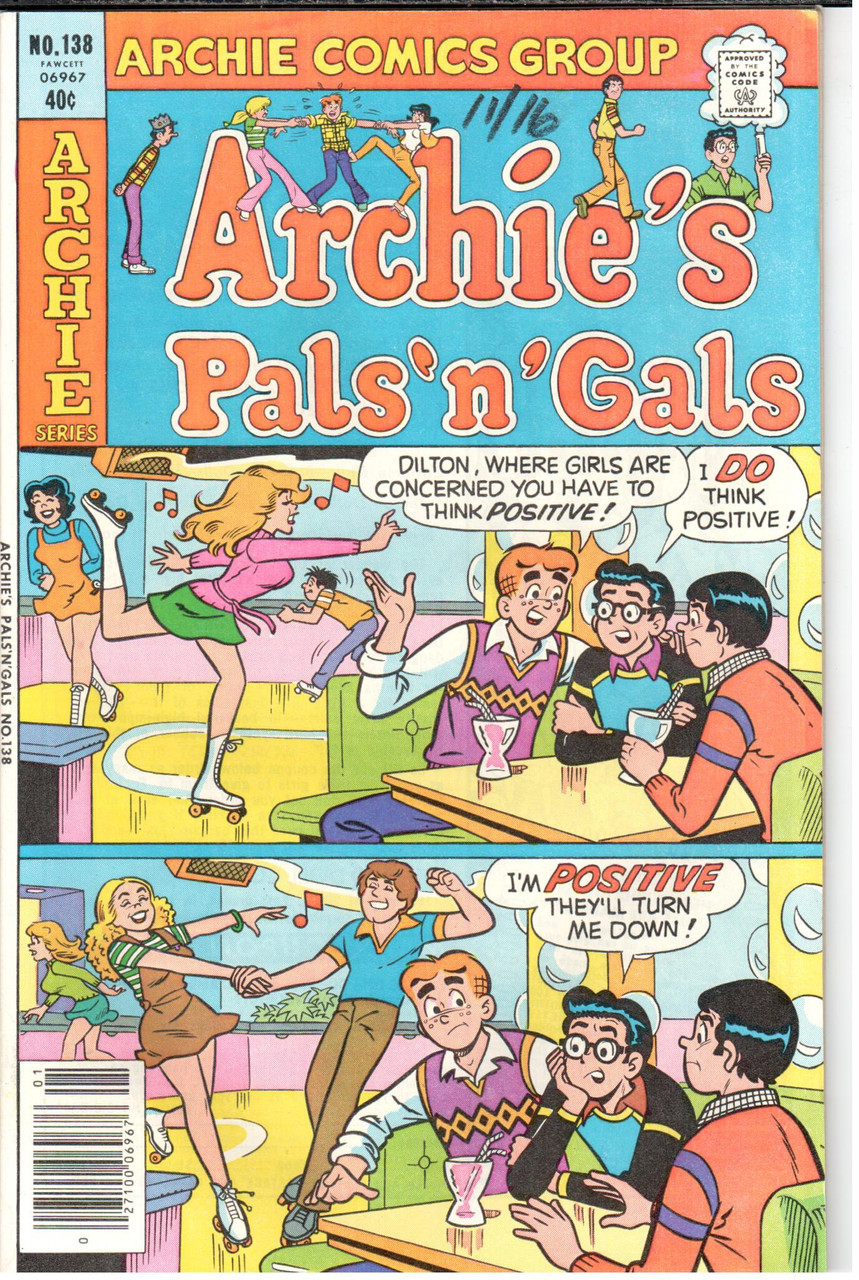 Archie's Pals 'N' Gals (1955 Series) #138 NM- 9.2