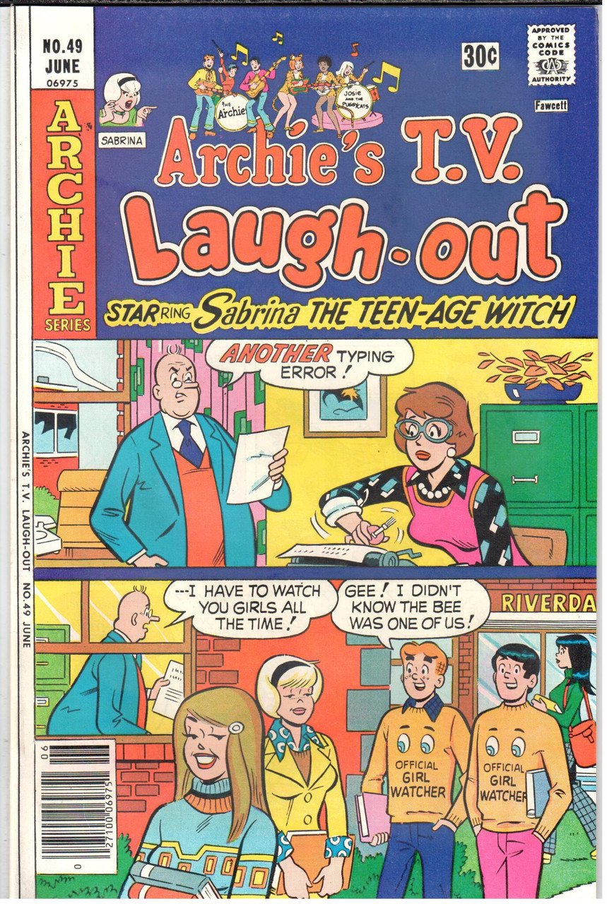 Archie's TV Laugh Out (1969 Series) #49 VF/NM 9.0
