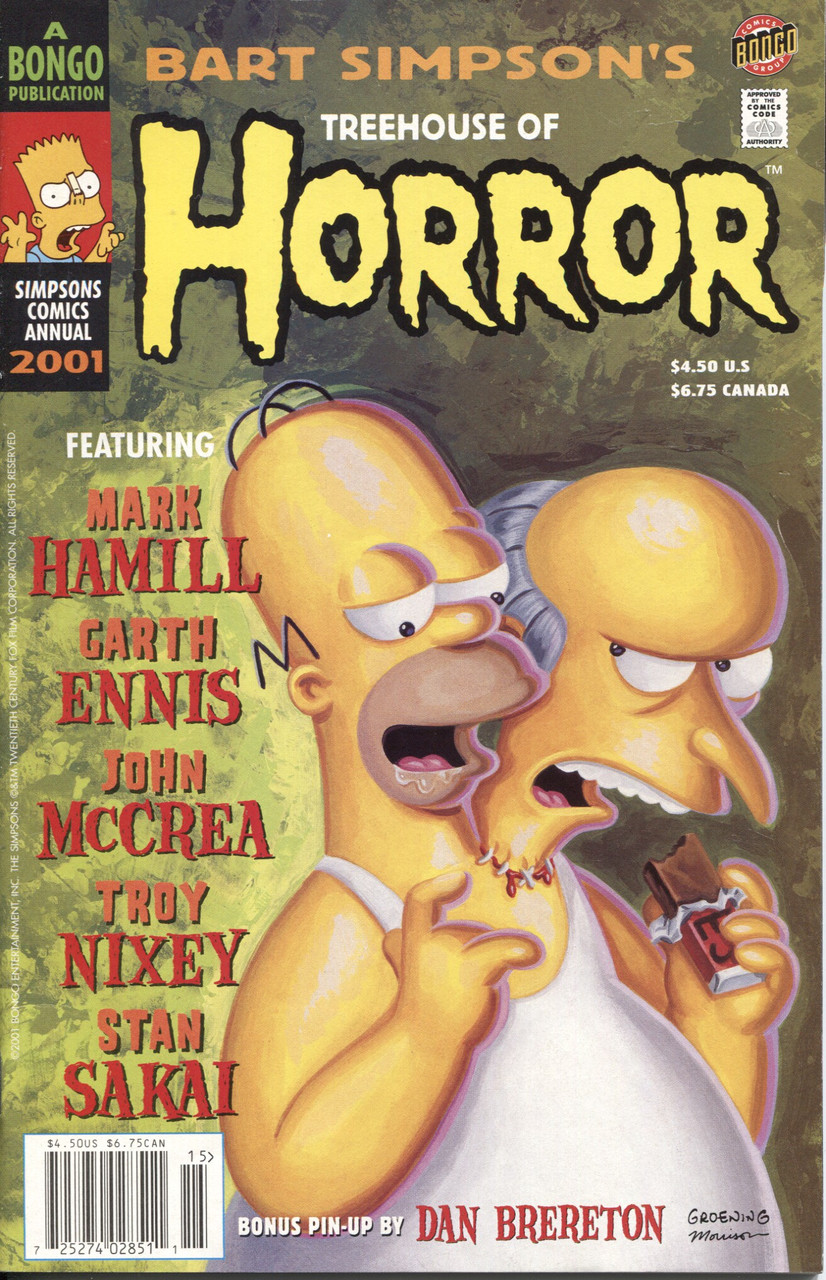 Bart Simpson's Treehouse of Horror Annual #1 NM- 9.2