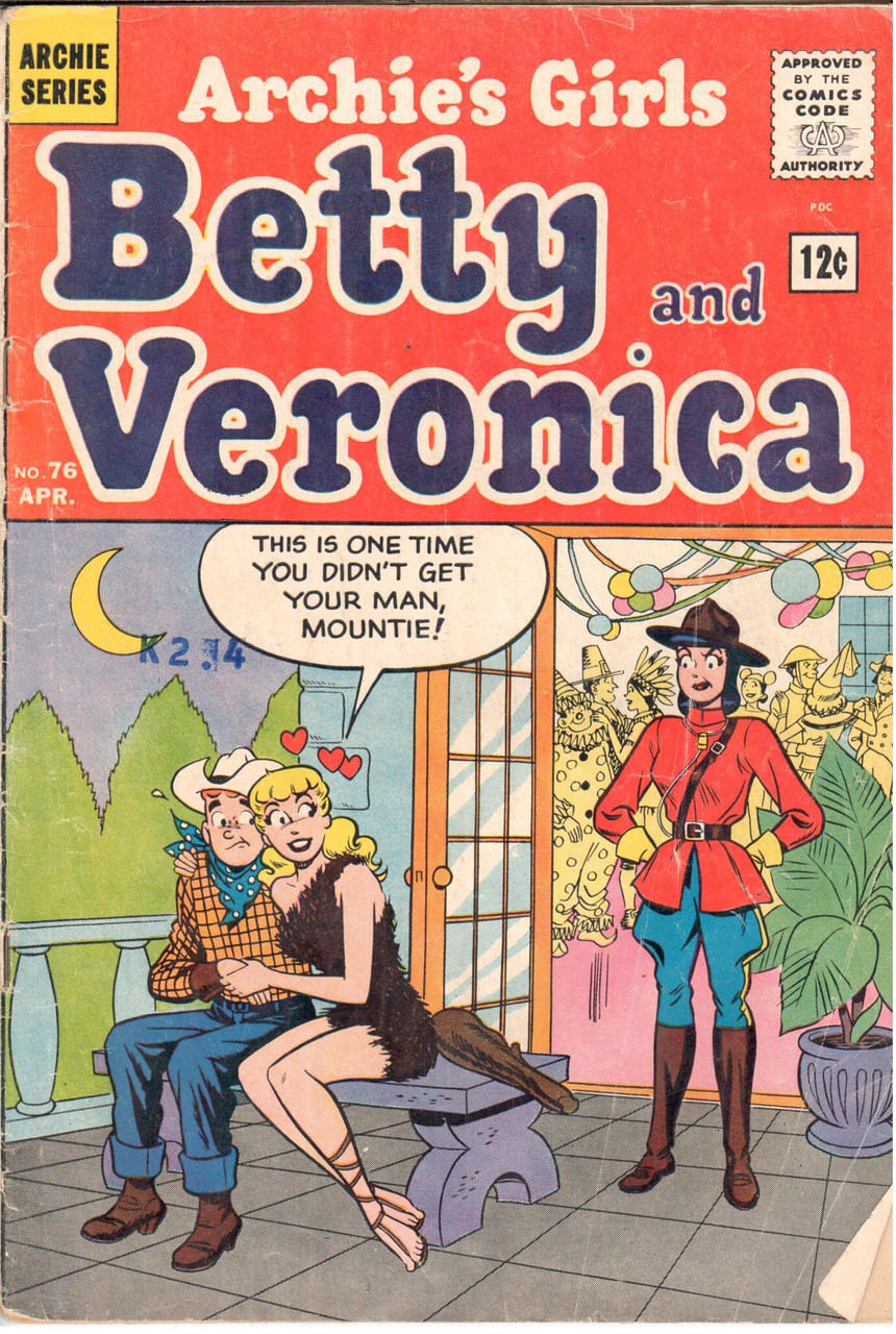 Betty and Veronica (1951 Series) #76 VG 4.0