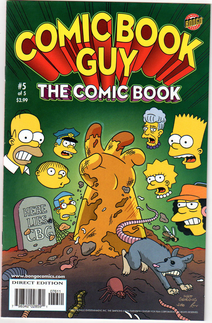 Comic Book Guy The Comic Book Simpsons #5 NM- 9.2