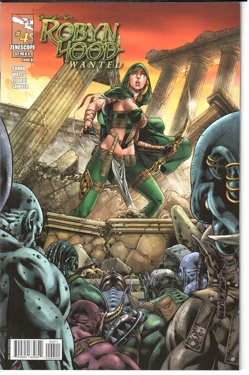 Grimm Fairy Tales Robyn Hood Wanted #4A NM- 9.2