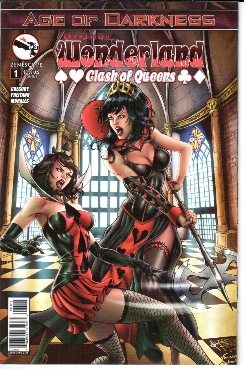 Grimm Fairy Tales Wonderland Clash of Queens #1B NM- 9.2