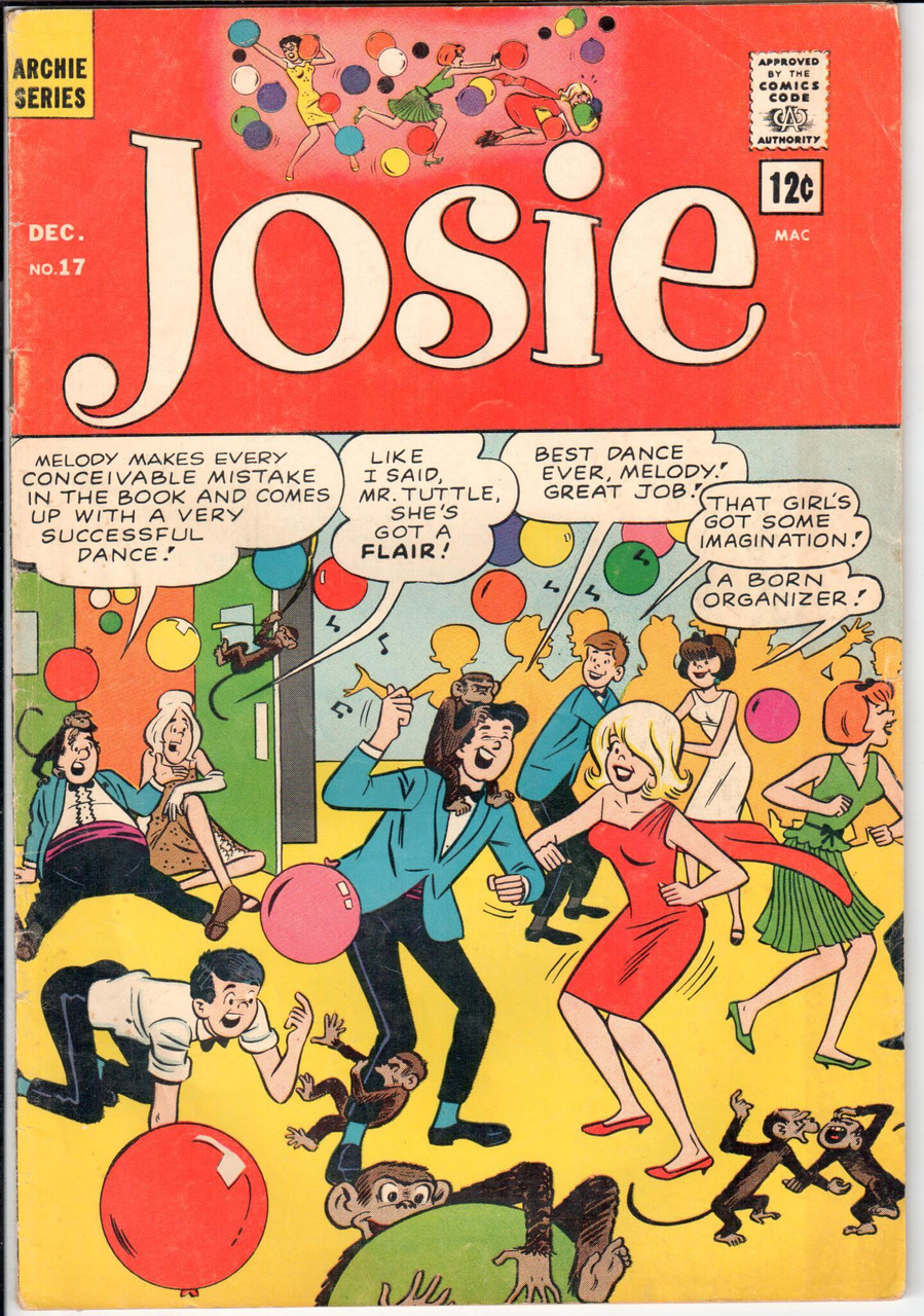 Josie and the Pussycats (1963 Series) #17  VG+ 4.5