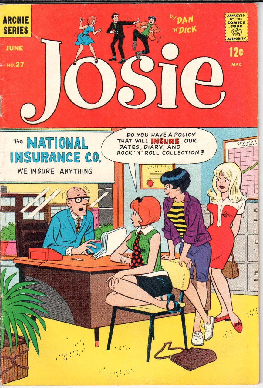 Josie and the Pussycats (1963 Series) #27  VG/FN 5.0