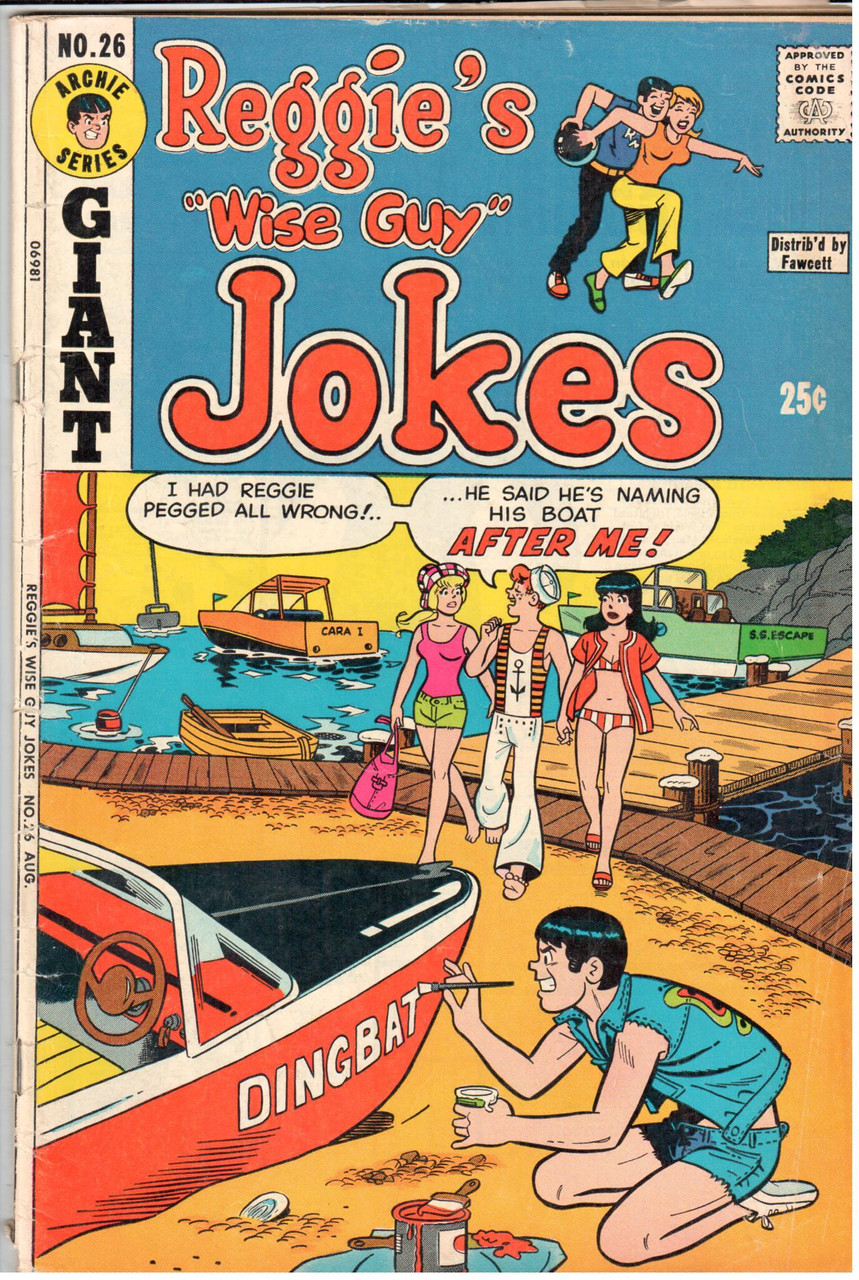 Reggie's Wise Guy Jokes (1968 Series) #26 VG 4.0