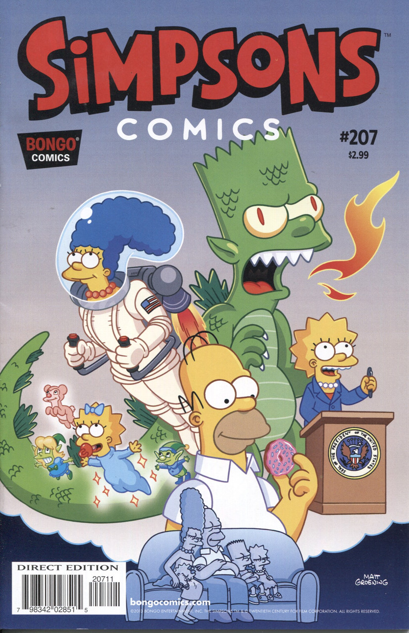 Simpsons Comics (1993 Series) #207 NM- 9.2