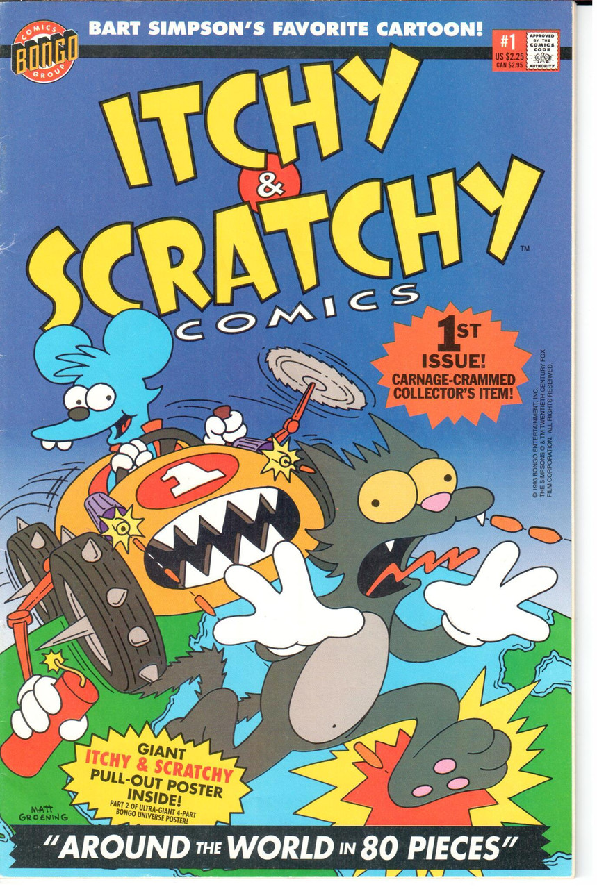 Simpsons Itchy & Scatchy Comics #1 FN- 5.5