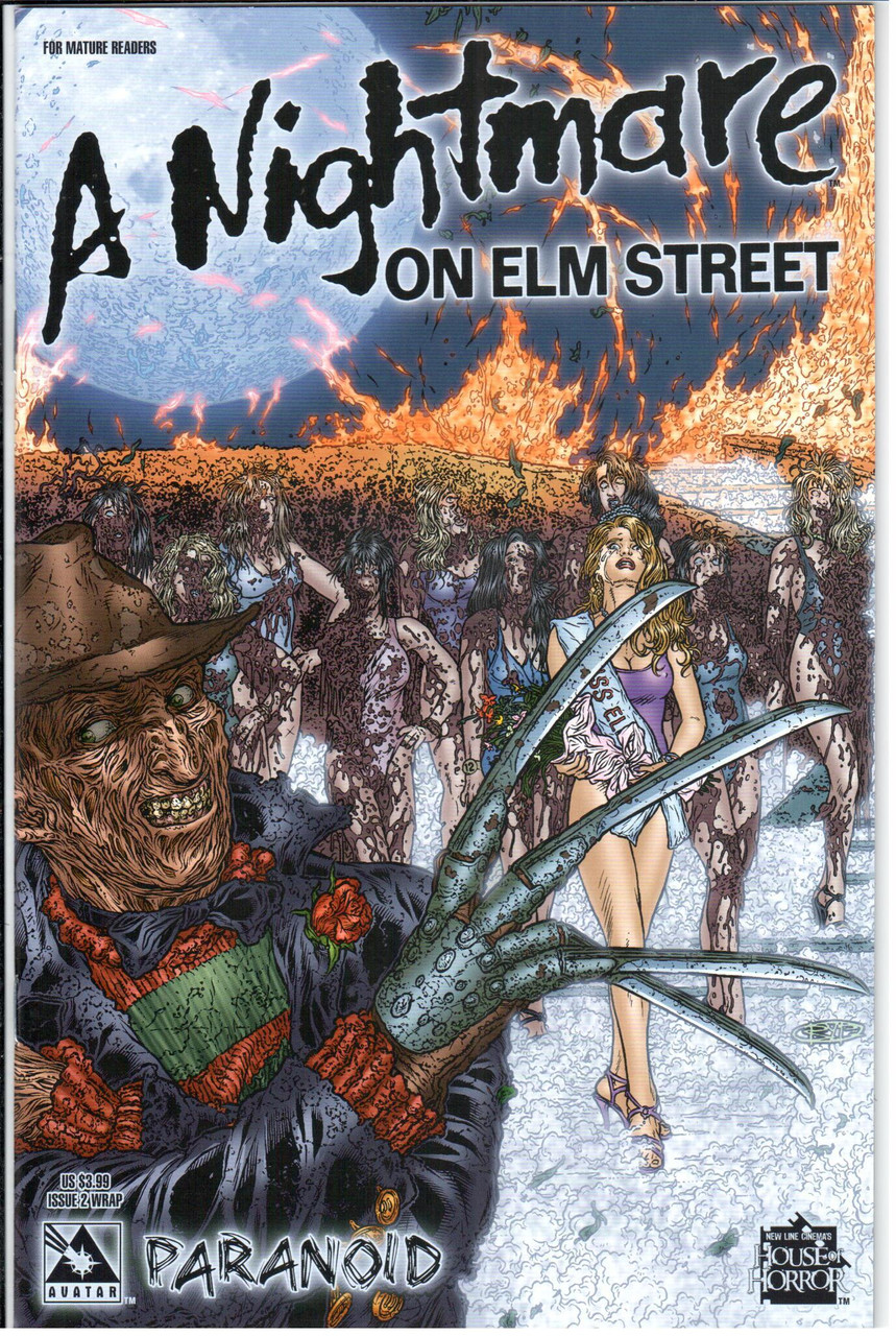 A Nightmare on Elm Street Paranoid #2 Wrap NM- 9.2