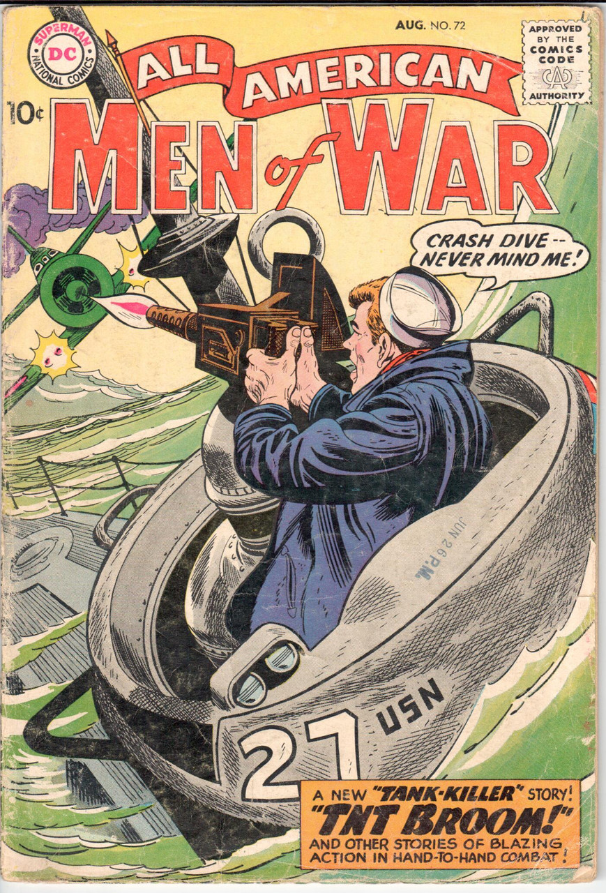 All American Men of War (1952 Series) #72 GD+ 2.5