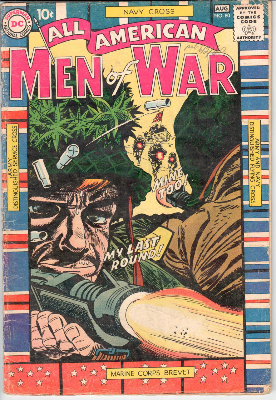 All American Men of War (1952 Series) #80 VG- 3.5