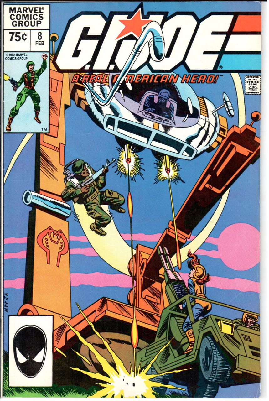 GI Joe ARAH (1982 Series) #8 2nd Print VF+ 8.5