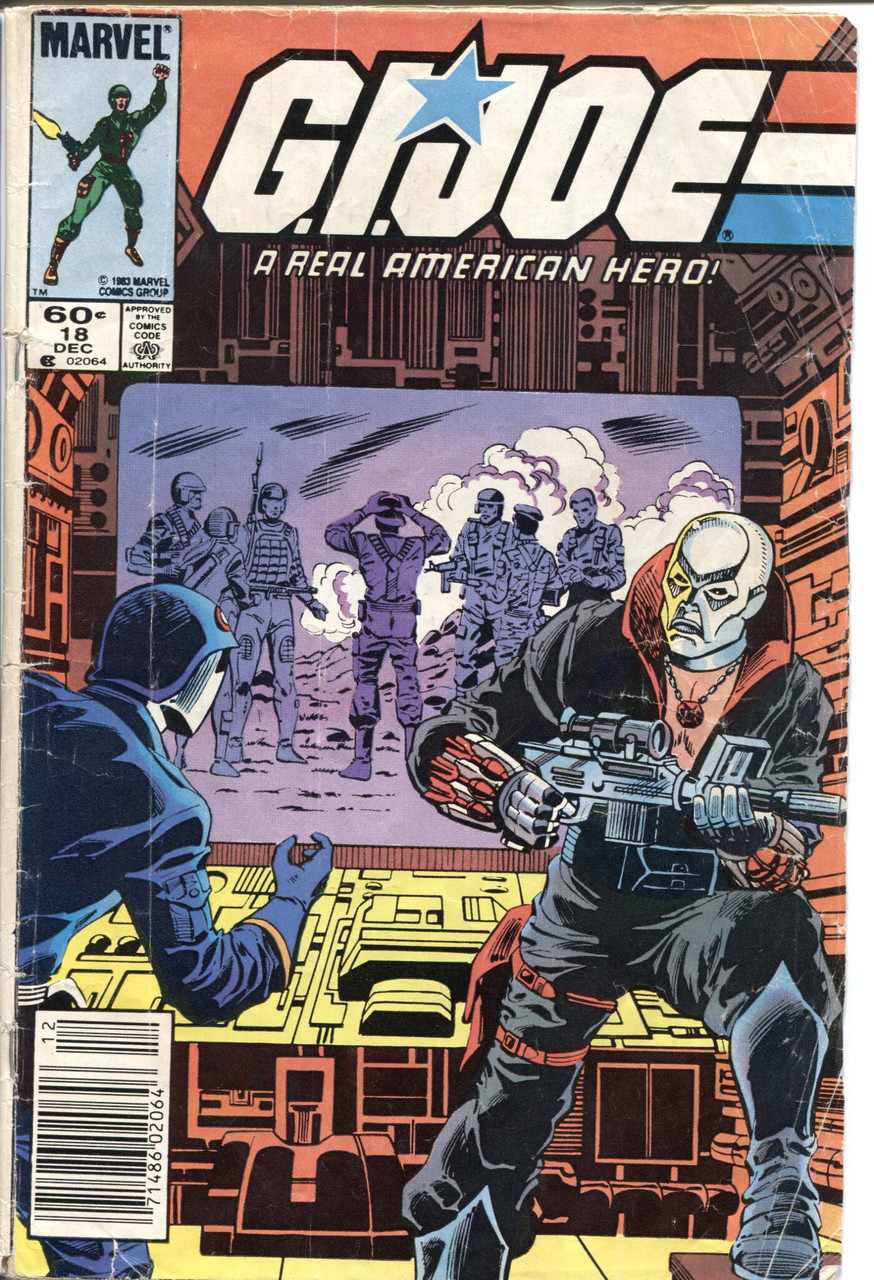 GI Joe ARAH (1982 Series) #18 GD- 1.8