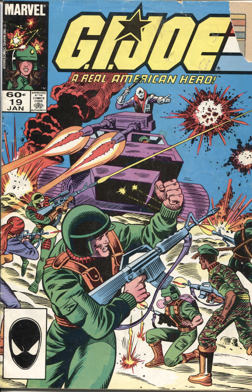 GI Joe ARAH (1982 Series) #19 GD- 1.8