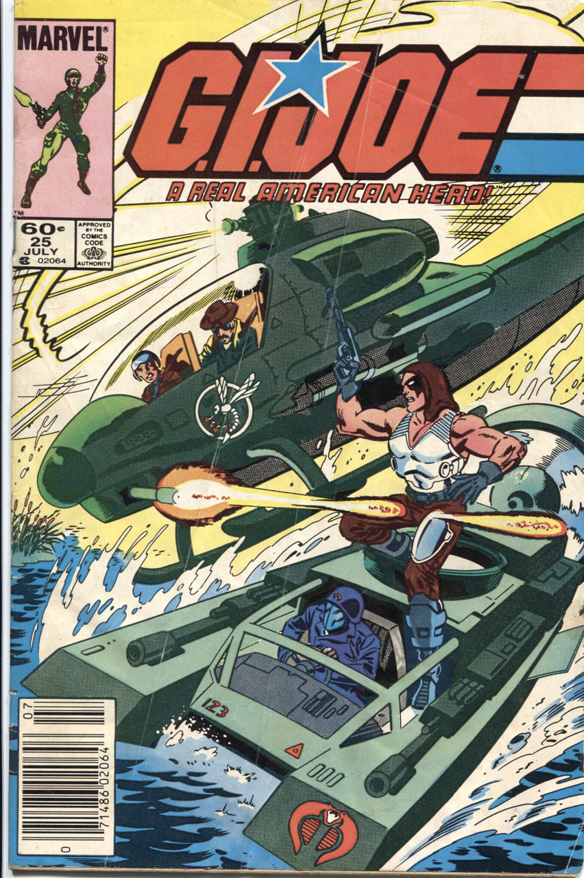 GI Joe ARAH (1982 Series) #25 GD/VG 3.0