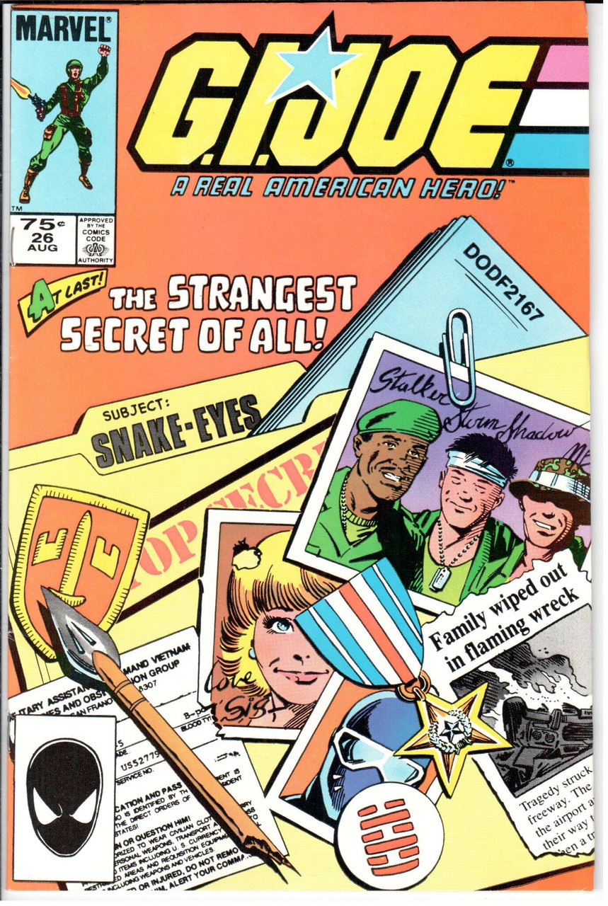 GI Joe ARAH (1982 Series) #26 VF+ 8.5