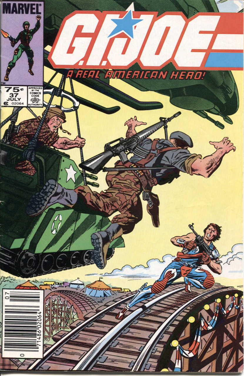 GI Joe ARAH (1982 Series) #37 Newsstand VF 8.0