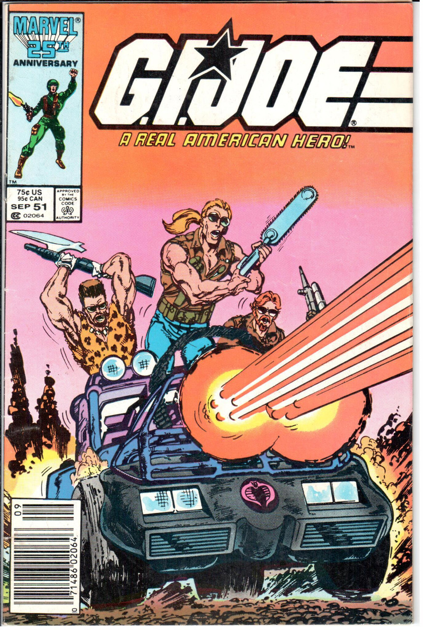 GI Joe ARAH (1982 Series) #51 Newsstand VG/FN 5.0